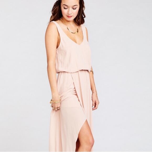 Show Me Your MuMu Dresses & Skirts - Show Me Your Mumu Maxi Kendall Dress - NEUTRAL BEIGE